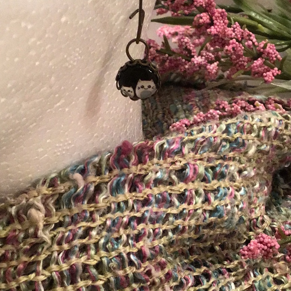 #264 White Cat Earrings